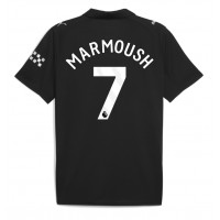 Fotballdrakt Herre Manchester City Omar Marmoush #7 Bortedrakt 2025-26 Kortermet